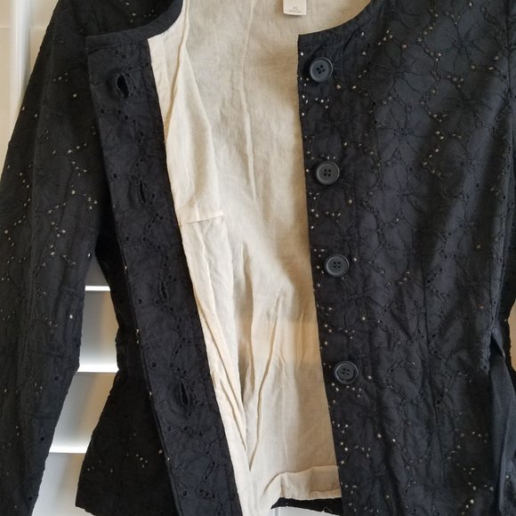 Ann Taylor LOFT Fitted Islet Black Jacket -- Size XS - Picture 6 of 6